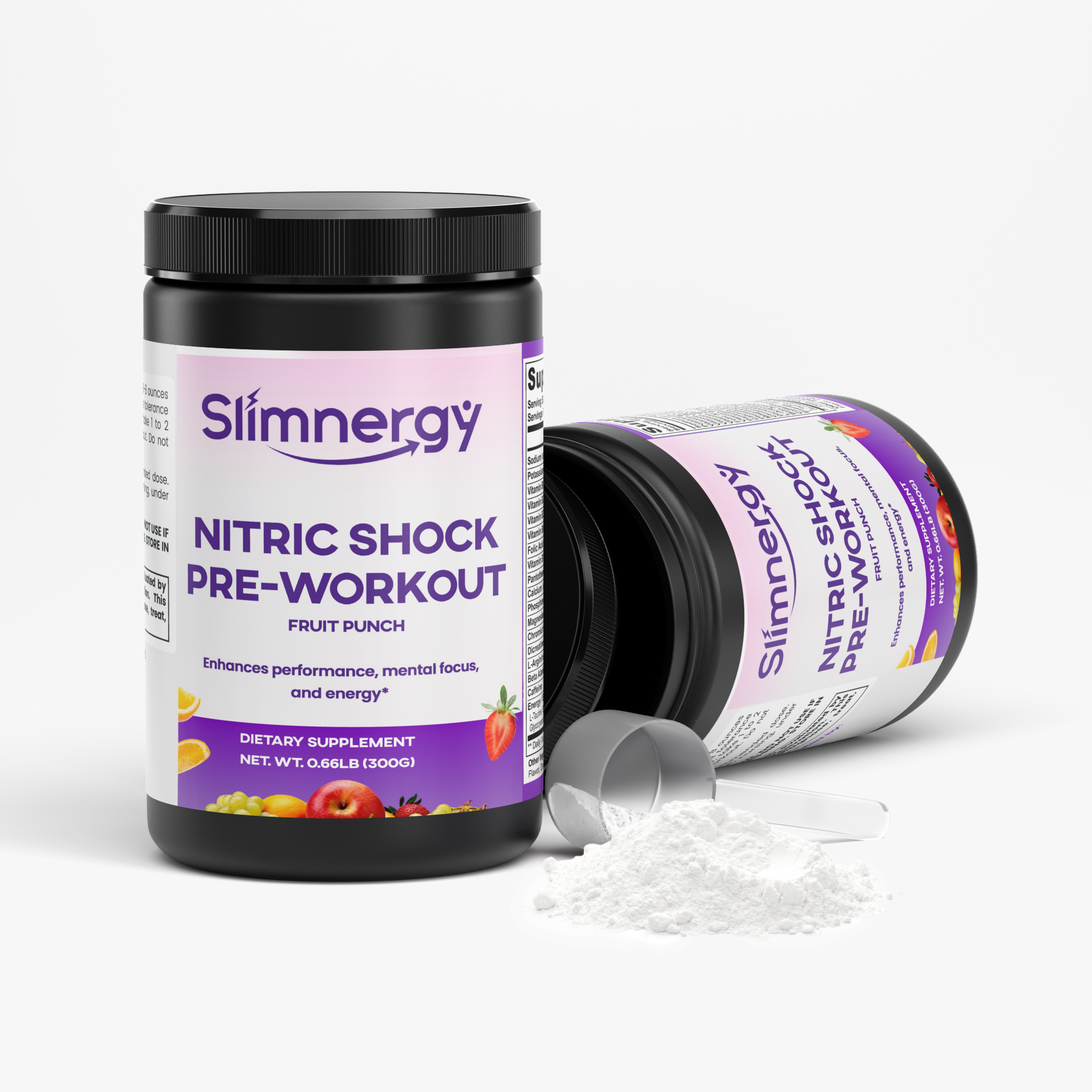Nitric Shock Pre-Workout Powder (Fruit Punch)