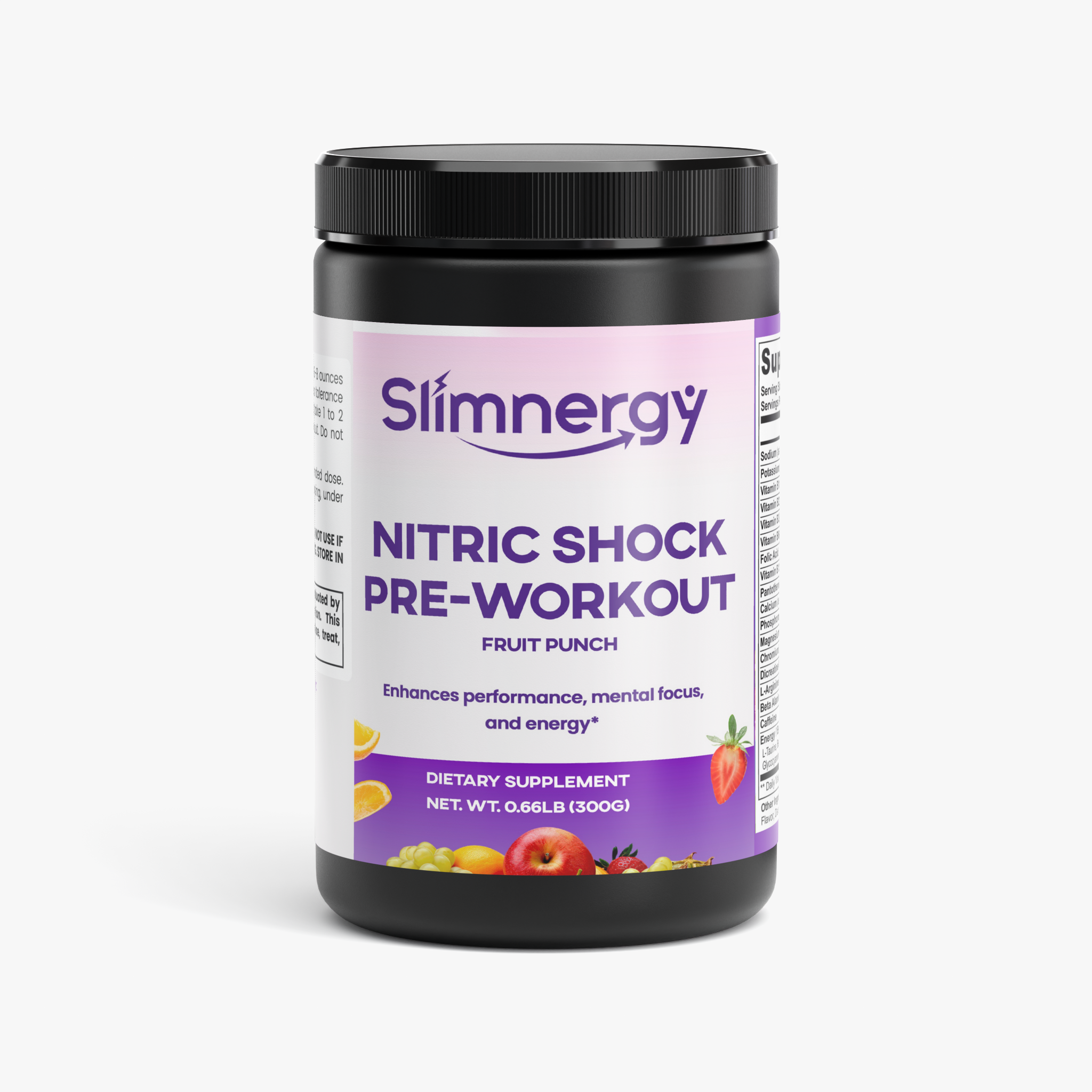 Nitric Shock Pre-Workout Powder (Fruit Punch)